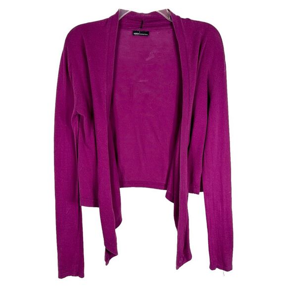 Moda International Large Cardigan Sweater Open‎ Front Purple Long Sleeve 351 - Picture 1 of 9